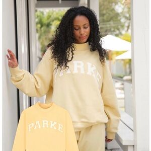 BRAND NEW! Parke Women's Yellow Mockneck